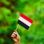 Flag of Yemen 5.5x8.2in Double-Sided Printed Hand-Held Flag - Image 2