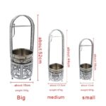 Shisha Charcoal Basket Oriental High Stainless Steel - Image 4