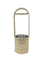 Shisha Charcoal Basket Oriental High Stainless Steel - Image 2