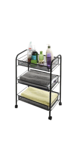 3 Tiers Metal Trolley Cart - Image 3